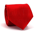 Cravate unie rouge