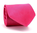 Cravate unie en micro-twill rose