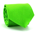 Cravate unie verte