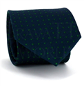 Cravate à pois vert