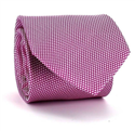 Cravate Œil de Perdrix Fuchsia