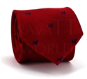 Cravate Chiens Rouge