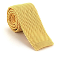 Cravate en tricot unie beige