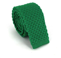 Cravate en tricot uni Vagues Vert