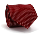 Cravate à pois rouge