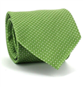Cravate à pois vert