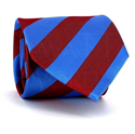 Cravate à Rayures Bleues et Rouges
