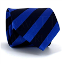 Cravate à Rayures Bleues