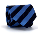 Cravate à Rayures Bleues