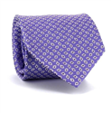 Cravate à losanges violettes
