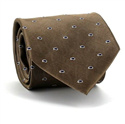 Cravate en soie Paisley Ocre