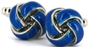 Boutons de Manchette Nœuds Bleus II