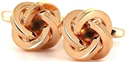 Boutons de Manchettes 4 Nœuds Dorés Lisses II
