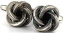 Boutons de Manchettes 4 Nœuds Métalliques