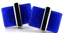 Boutons de Manchette Bleu Profond
