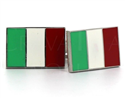 Boutons de Manchette Drapeaux Italie
