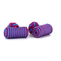 Boutons de Manchette Baril Bleu et Fuchsia