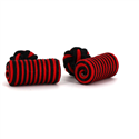 Boutons de Manchette Baril Noir et Grenat