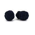 Boutons de Manchette Boule Grande Bleu Foncé