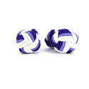 Boutons de Manchette Boule Grande Blanc, Violet et Lilas