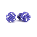 Boutons de Manchette Boule Grande Lilas et Blancs
