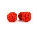 Boutons de Manchette Boule Grande Orange
