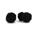 Boutons de Manchette Boule Grande Noir