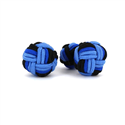 Boutons de Manchette Boule Grande Noir et Bleu