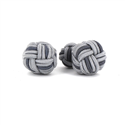 Boutons de Manchette Grande Boule Tons Gris