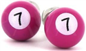 Boutons de Manchettes Boules de Billard Fuchsia 7