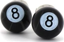 Boutons de Manchette Boules de Billard Noir 8