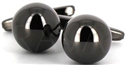 Boutons de Manchette Boules Noires