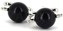 Boutons de Manchette Boules Noires I