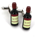 Boutons de Manchette Bouteilles de Vin