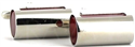 Boutons de Manchettes Cylindriques Bordeaux
