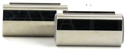 Boutons de Manchettes Cylindriques Grises