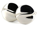 Boutons de Manchettes Circulaires en Relief