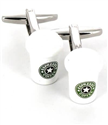 Boutons de Manchettes Café