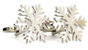 Boutons de Manchette Flocon de Neige