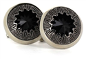 Boutons de Manchette Cristaux Circulaires II
