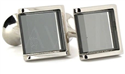 Boutons de Manchette en cristaux miroirs