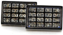 Boutons de Manchette Cristaux Noirs IV