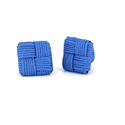 Boutons de Manchette Carré Bleu Ciel