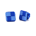 Boutons de Manchette carrés bleu marine et céleste