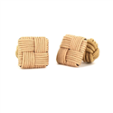 Boutons de Manchette carrés beige