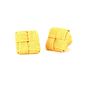 Boutons de Manchette carrés dorés