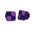 Boutons de Manchette carrés magenta et violet