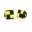 Boutons de Manchette Carré Marron et Jaune