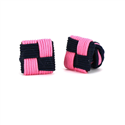 Boutons de Manchette carrés noir et rose