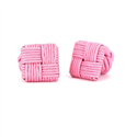 Boutons de Manchette Carré Rose Clair